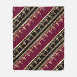 Arabiska antikdekorativa dekorativa öster dekorati fleecefilt