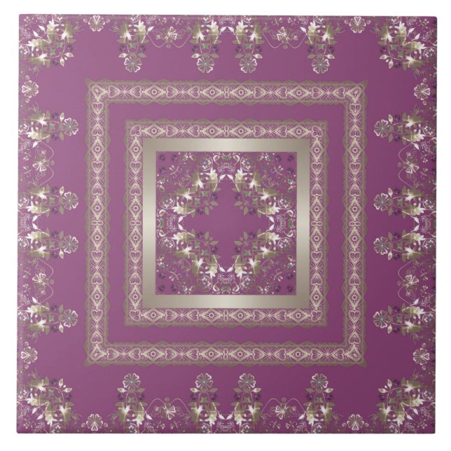 Arabiska antikdekorativa dekorativa öster dekorati kakelplatta (Framsidan)