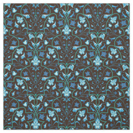 Arabiska blå mönster tyg