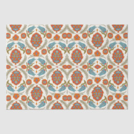 Arabiska Boho Elegant Blommigt Moroccan Peacock