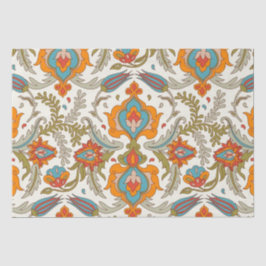 Arabiska Boho Elegant Blommigt Moroccan Peacock