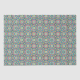 Arabiska Boho Elegant Geometric Moroccan Blue Grön