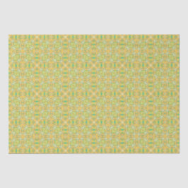 Arabiska Boho Elegant Geometric Moroccan Yello Grö