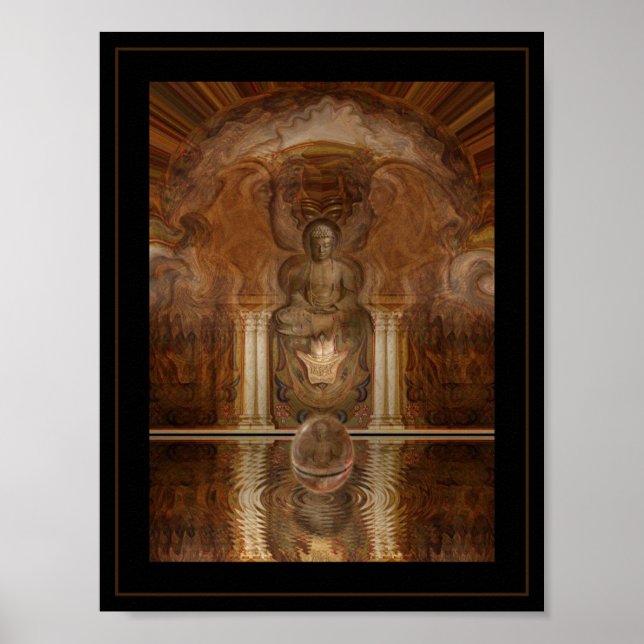 Arabiska Buddha Poster (Framsidan)