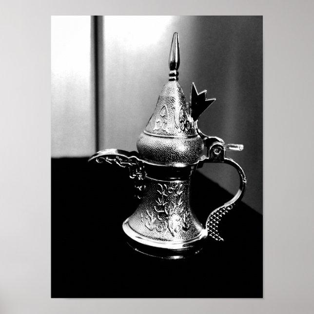 Arabiska Dallah Poster (Framsidan)