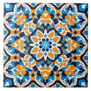 Arabiska designformaterade teman kakelplatta
