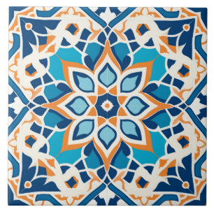 Arabiska designformaterade teman kakelplatta