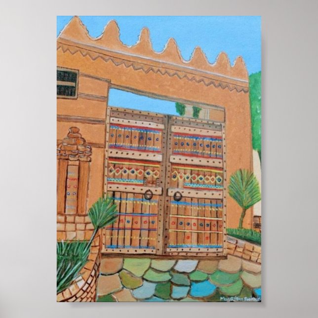 Arabiska dörrar poster (Framsidan)