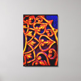 Arabiska dörrdesign canvastryck