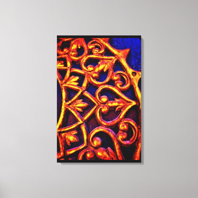 Arabiska dörrdesign canvastryck (Framsida)