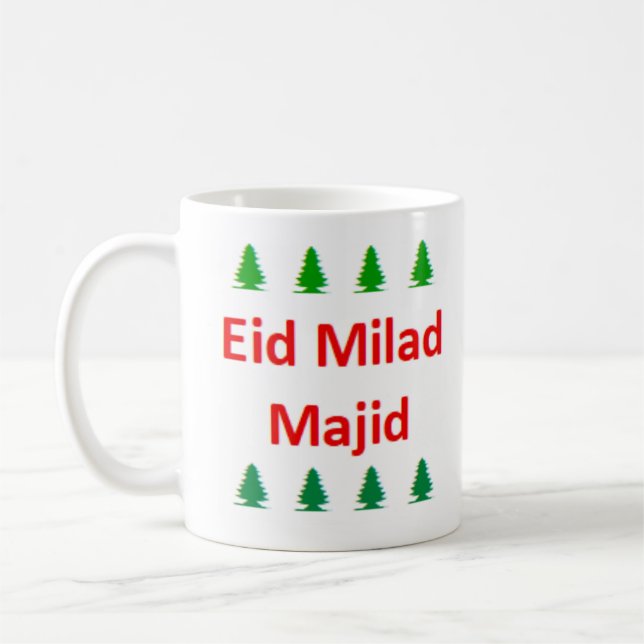 arabiska eid milad majid kaffemugg (Vänster)
