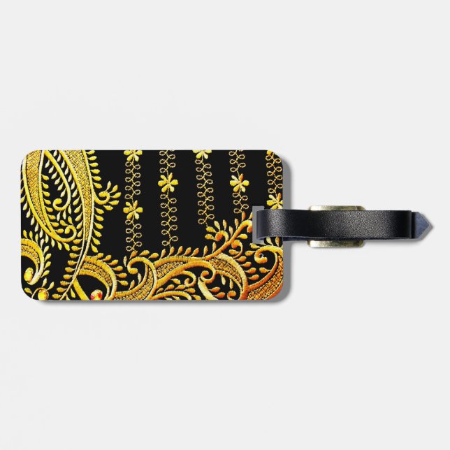 Arabiska Embroidery Bagagebricka (Baksida Vågrät)