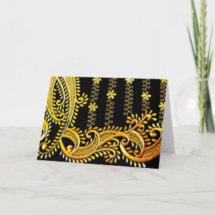 Arabiska Embroidery Inbjudan