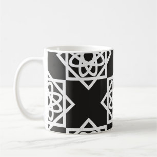 Arabiska geometriska mönster. Konstdekoration. Isl Kaffemugg