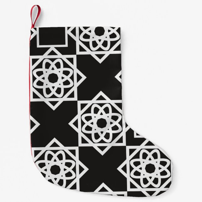 Arabiska geometriska mönster. Konstdekoration. Isl Liten Julstrumpa (Framsidan)