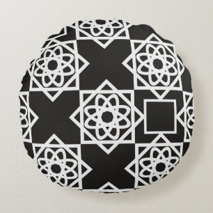 Arabiska geometriska mönster. Konstdekoration. Isl Rund Kudde