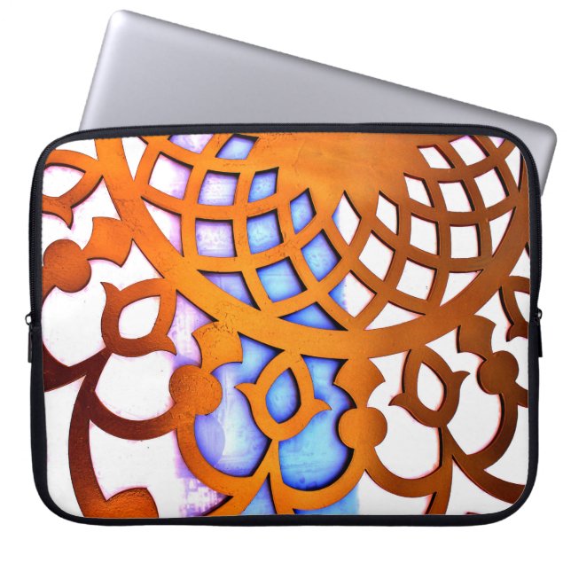 Arabiska Grind Design Laptop Fodral (Framsidan)