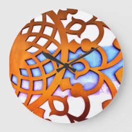 Arabiska Grind Design Stor Klocka