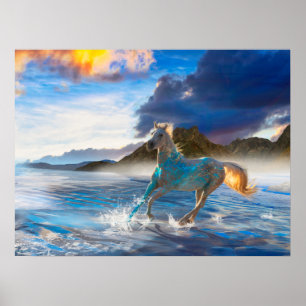 Arabiska hästar av Stellar Island #2 Poster