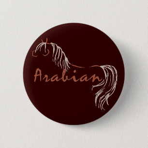 Arabiska hästar knapp