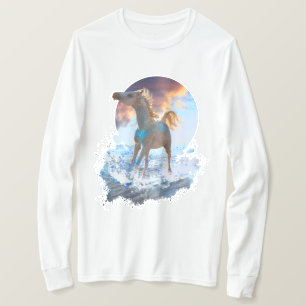 ARABISKA HÄSTAR PÅ STELLAR ISLAND T SHIRT