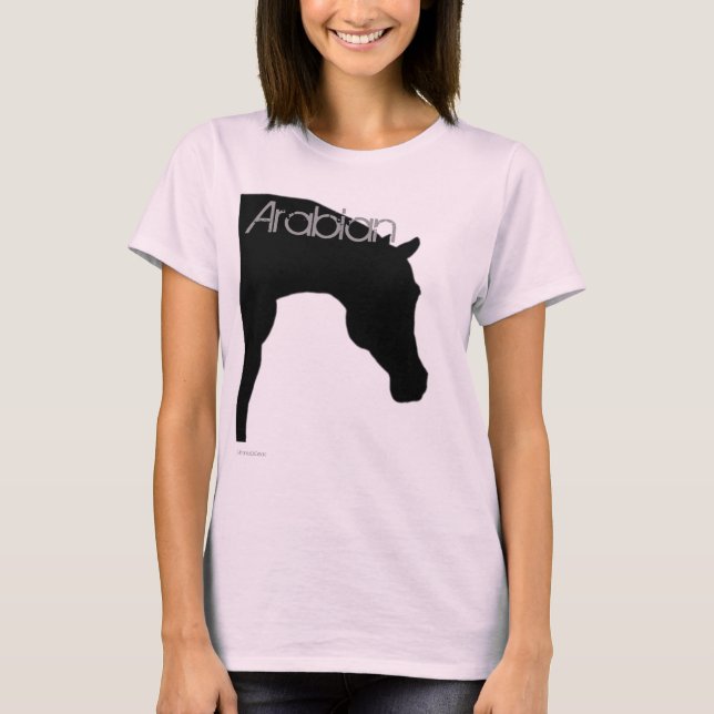 Arabiska hästen tee shirt (Framsida)