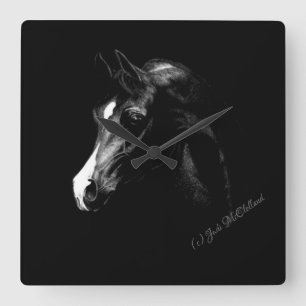 Arabiska hästklocka fyrkantig klocka