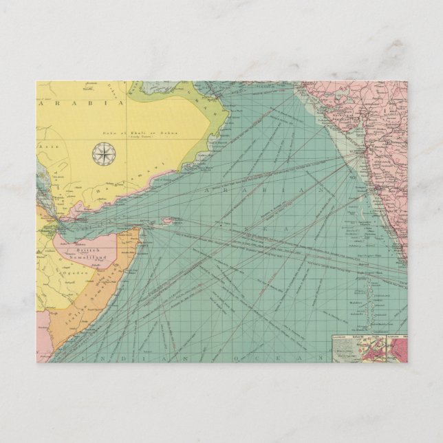 Arabiska havet vykort (Framsida)