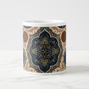 Arabiska intricate Retro Mönster Jumbo Mugg