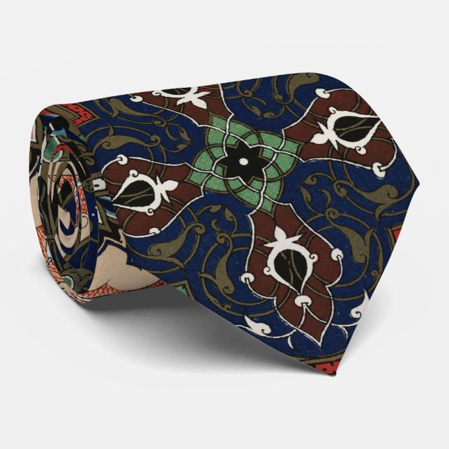 Arabiska intricate Retro Mönster Slips (Rullad)