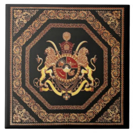 Arabiska islamiska Jacka av Arm Black Ceramic Tile Kakelplatta