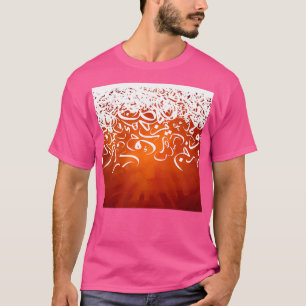 Arabiska kalligrafikonst poster t shirt