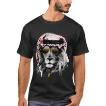 Arabiska katter kungmörkT-tröja