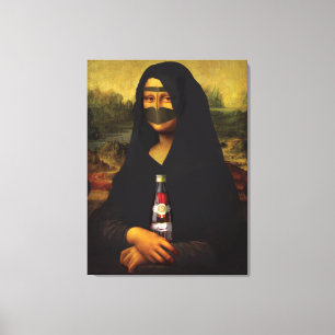 Arabiska Mona Lisa Canvastryck
