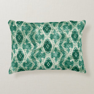 Arabiska Motif Wall Art - Grönt Ornamental Mönster Prydnadskudde