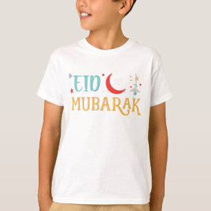 Arabiska muslimska Helgdag Eid Al-Fitr, Adha Mubar T Shirt