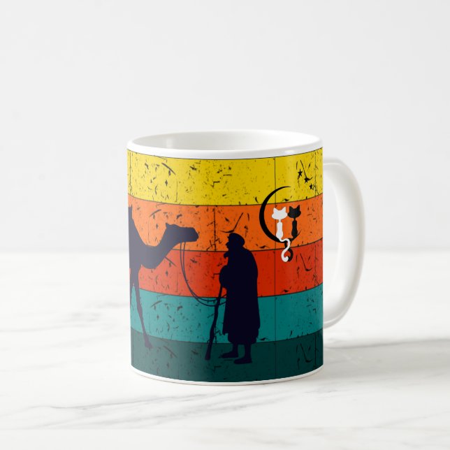 Arabiska nattinspirerad design kaffemugg (Framsida höger)