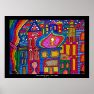 Arabiska Nattor i Berlin Poster