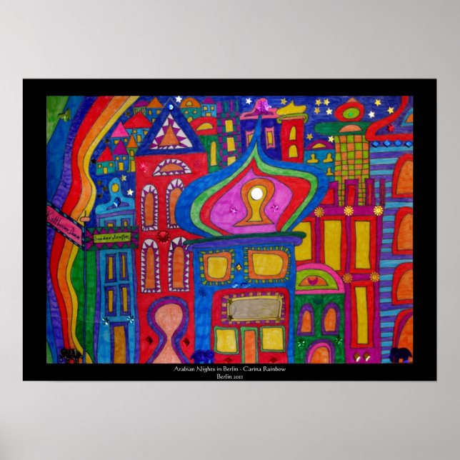 Arabiska Nattor i Berlin Poster (Framsidan)