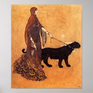 Arabiska Nights av Edmund Dulac Poster