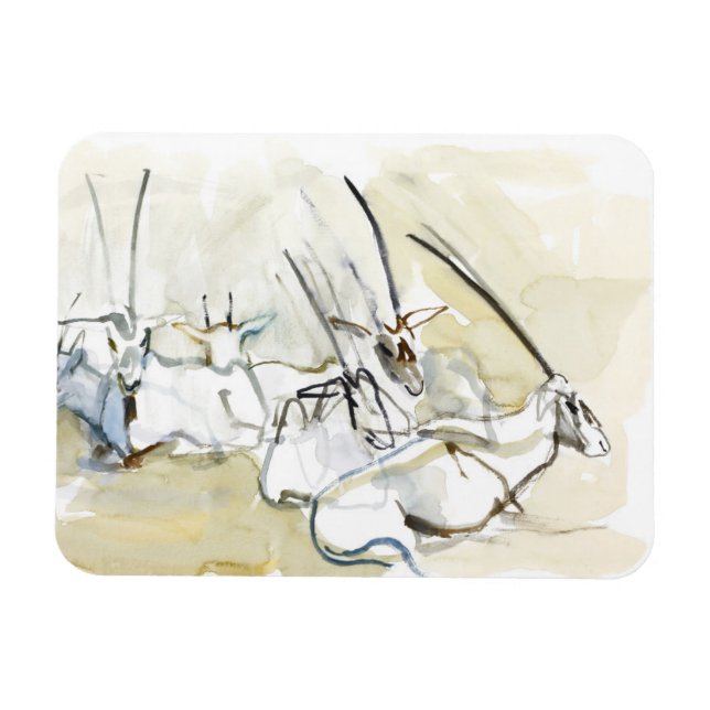 Arabiska Oryx 2010 2 Magnet (Horisontell)