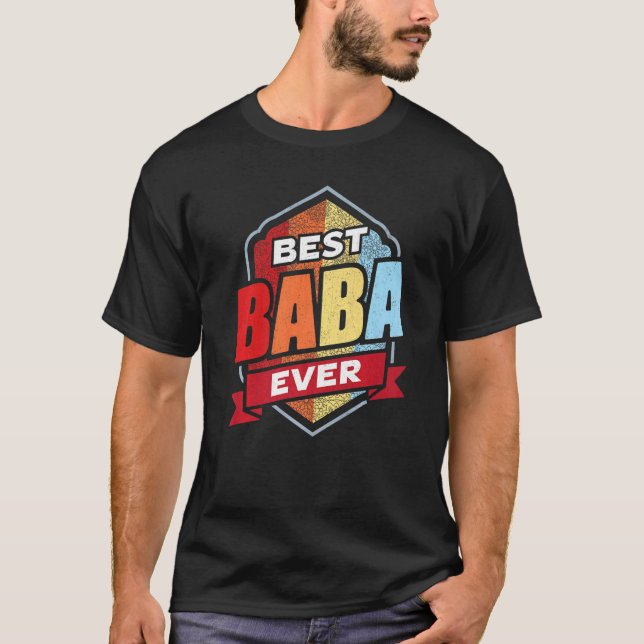 Arabiska Pappa Baba Muslim Pappa Islam Arab Best B T Shirt (Framsida)
