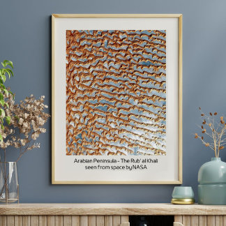 Arabiska Peninsulan - Rub'Al Khali Poster