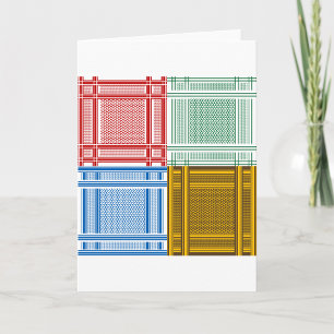 Arabiska Shemagh Scarves Greeting Cards Kort