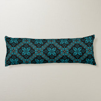 Arabiska Tatreez Embroidery Mönster12 tqz Kroppskudde