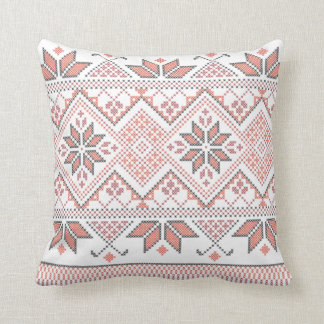 Arabiska Tatreez Embroidery Mönster Kudde