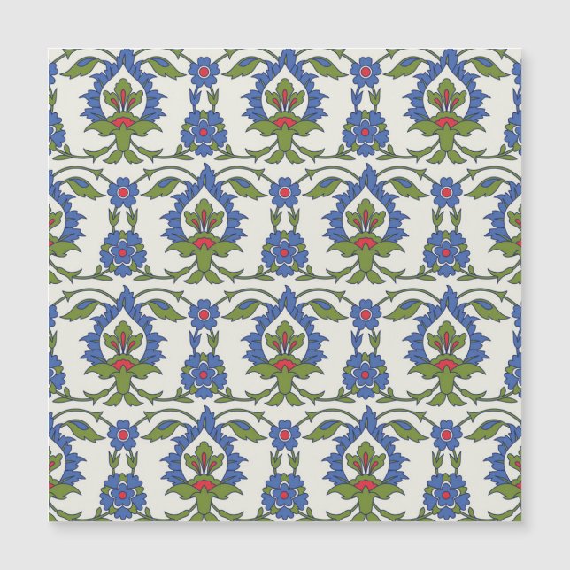 Arabiska traditioner: Iznik Tile Sömlös. (Framsida)