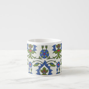 Arabiska traditioner: Iznik Tile Sömlös. Espressomugg