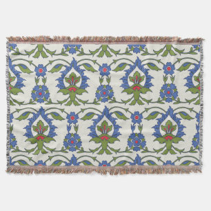 Arabiska traditioner: Iznik Tile Sömlös. Filt