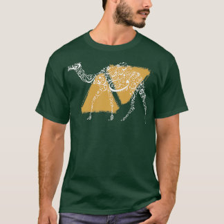 Arabiska typografi 2 t shirt